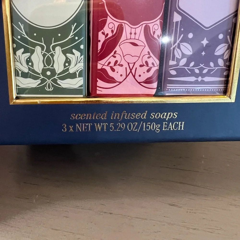 The Pretty Goods Literary Soaps Trio Classic Romantic Mystery  Scented Infused